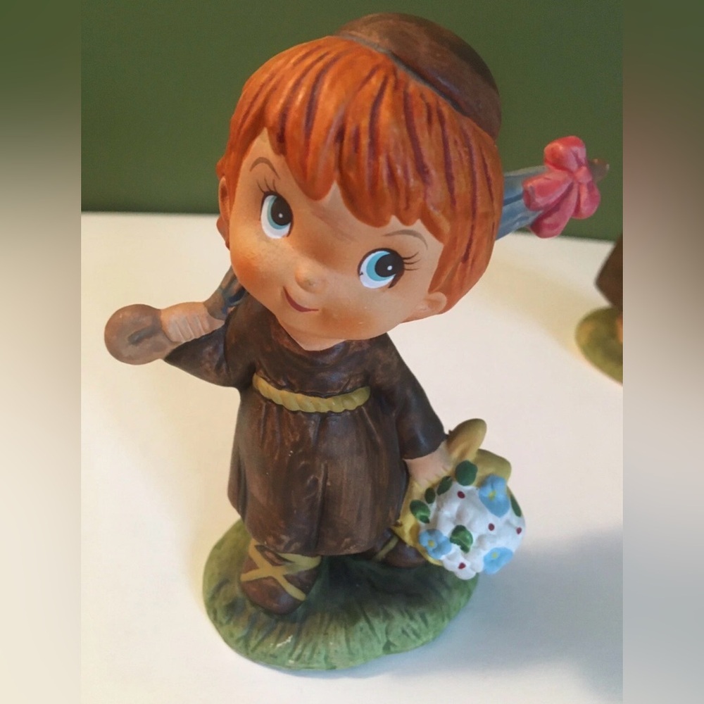 Little Folks monk figurine from the 1970
